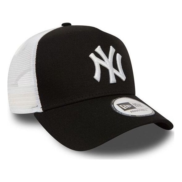 New Era Czapka New York Yankees Clean A Frame Trucker czarno-biała r. uniwersalny (11588491) 5863345 192093838070