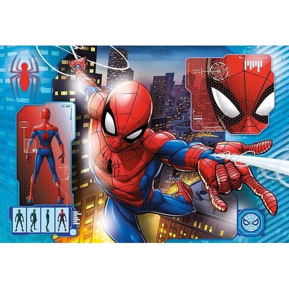 Clementoni Puzzle 24 elementy Maxi Super Kolor - Spider-Man 5880157 8005125285075