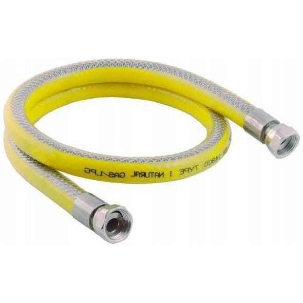 PROFITOR Przewód gazowy z dwoma nakrętkami obrotowymi G 1/2” e-GAZ Typ 111 GW/GW L = 750 5934436 5907573471822