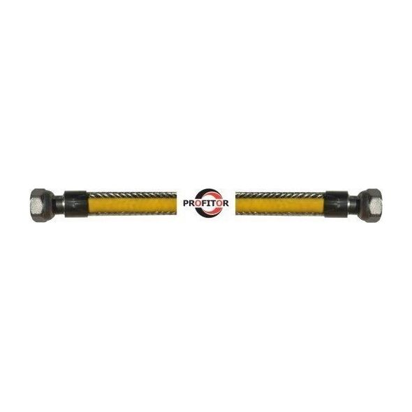 PROFITOR Przewód gazowy z dwoma nakrętkami obrotowymi G 1/2” e-GAZ Typ 111 GW/GW L = 2000 5934440 5907573471860