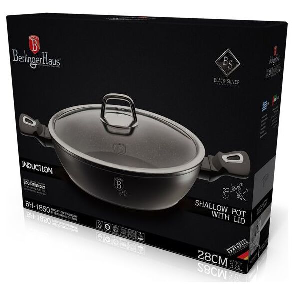 Berlinger Haus Brytfanna 28 cm Black Silver Collection BH/1850 uniwersalny 5935998 5999056791534