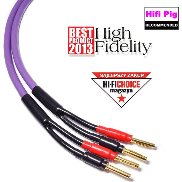 Kabel Melodika Banan x2 - Banan x2 4m fioletowy 6030633 5907609002761