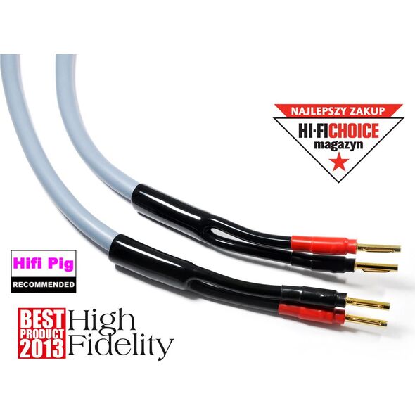 Kabel Melodika Banan x2 - Banan x2 1.5m szary 6030652 5907609003423