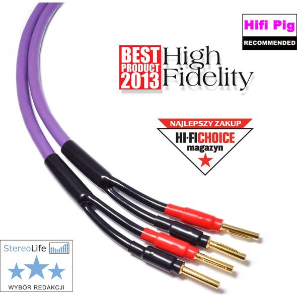 Kabel Melodika Banan x2 - Banan x2 3.5m fioletowy 6030670 5907609002662