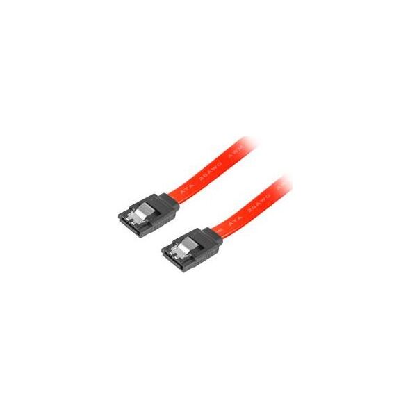 Lanberg SATA - SATA, 0.3m, Czerwony (CA-SASA-14CU-0030-R) 6047909 5901969419375