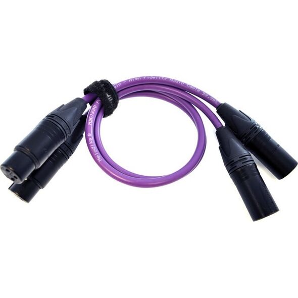 Kabel Melodika XLR x2 - XLR x2 7m fioletowy 6094271 5907609000224