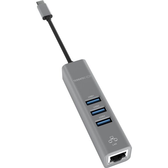 HUB USB TerraTec Connect C2 1x RJ-45  + 3x USB-A 3.0 (251735) 6118387 4040895004819