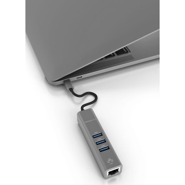 HUB USB TerraTec Connect C2 1x RJ-45  + 3x USB-A 3.0 (251735) 6118387 4040895004819