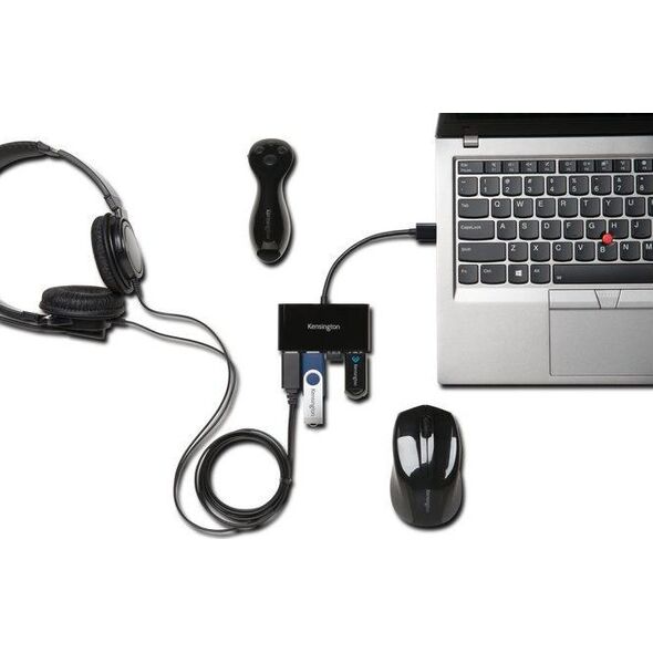 HUB USB Kensington 4x USB-A 3.0 (K39121EU) 6118616 5028252591508