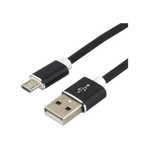Kabel USB EverActive USB-A - microUSB 1 m Czarny (CBS-1MB) 6121702 5903205770684