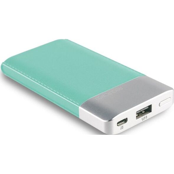 Powerbank Realpower PB-4000 Fashion 4000mAh Zielony 6152531 4040895005816