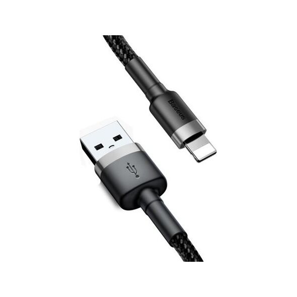 Kabel USB Baseus USB-A - Lightning 3 m Czarno-szary (6953156296305) 6174343 6953156296305