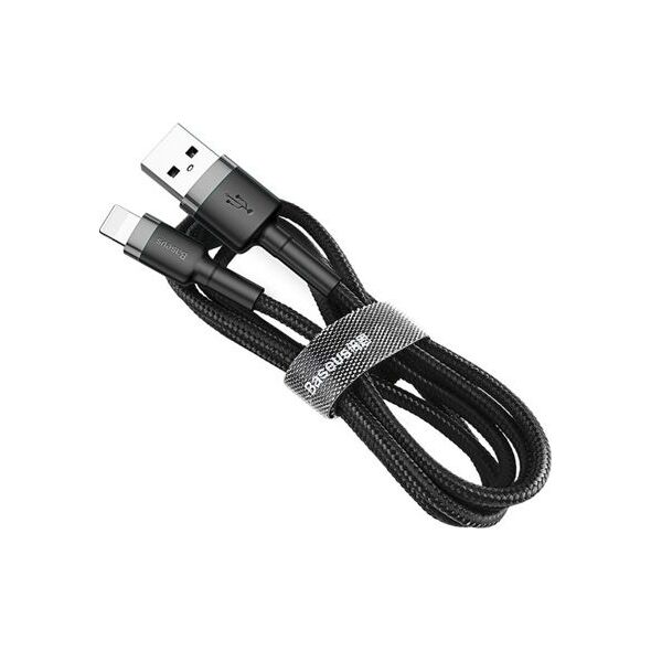 Kabel USB Baseus USB-A - Lightning 3 m Czarno-szary (6953156296305) 6174343 6953156296305