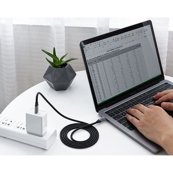 Kabel USB Ugreen USB-C - USB-C 1.5 m Czarny (50751) 6213769 6957303857517