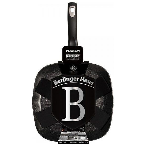 Patelnia Berlinger Haus grillowa Black Silver 28cm 6217673 5999056791497
