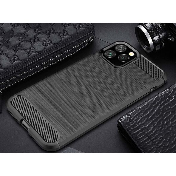 Etui Pancerne Carbon IPHONE 11 Pro 2019 czarne uniwersalny 6233716 5904161110767