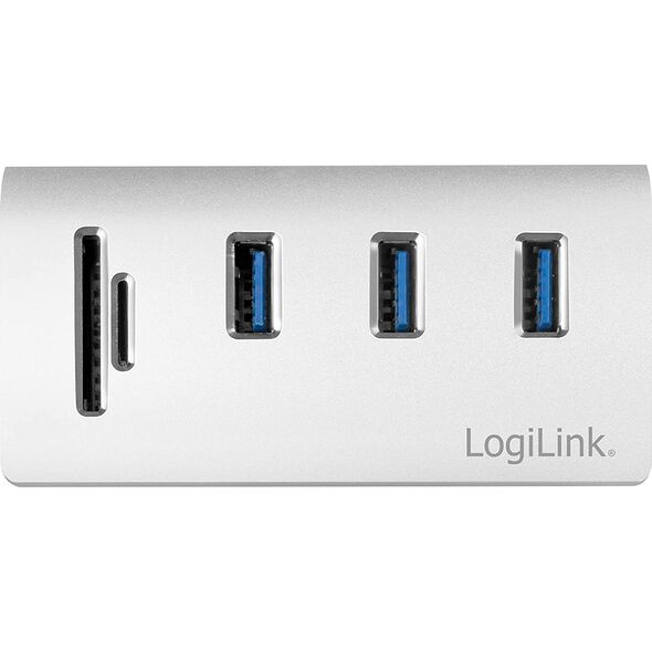 HUB USB LogiLink 1x SD  + 3x USB-A 3.0 (CR0045) 6287660 4052792053029