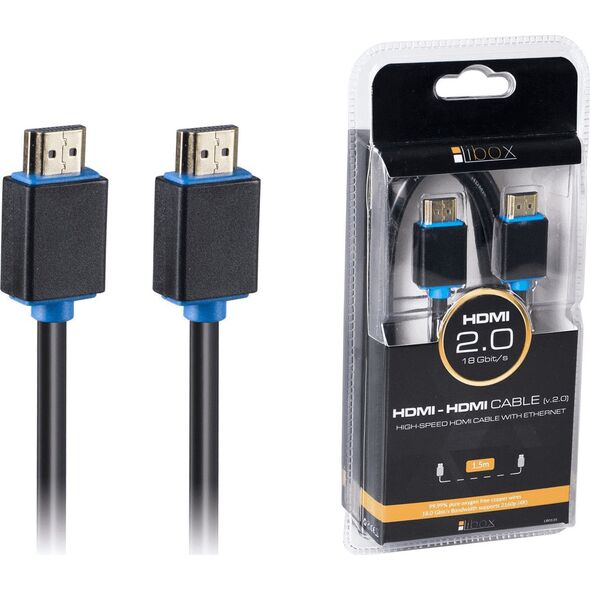 Kabel Libox HDMI - HDMI 5m czarny (LB0137) 6287695 5902689075483