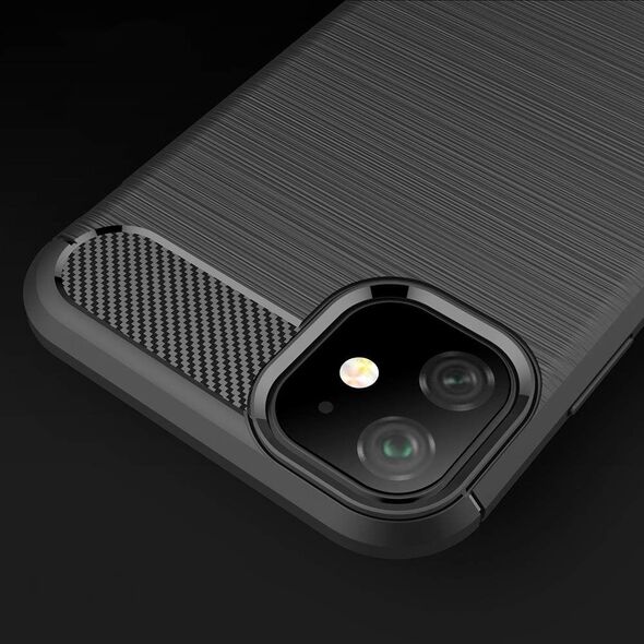 Etui Pancerne Carbon IPHONE 11 (6,1) czarne uniwersalny 6289185 5903657575219