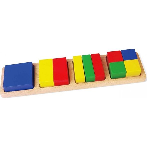 Viga Drewniana Układanka Viga Klocki Matematyczne Ułamki 11 Elementów 6315143 6934510586478