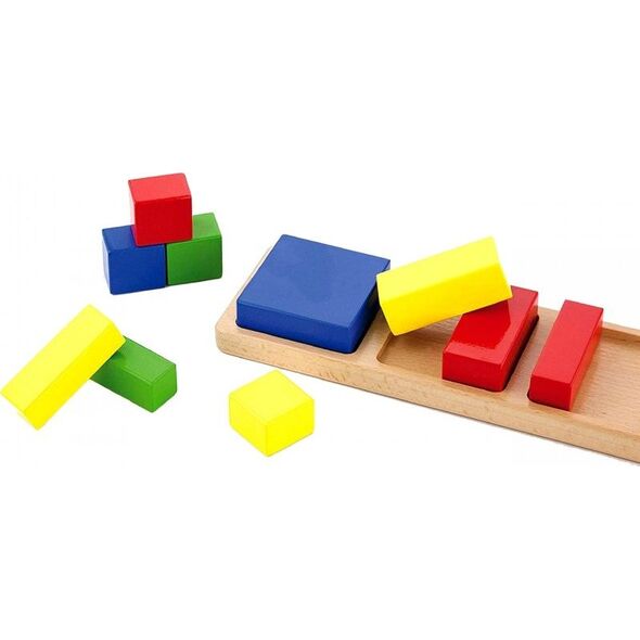Viga Drewniana Układanka Viga Klocki Matematyczne Ułamki 11 Elementów 6315143 6934510586478