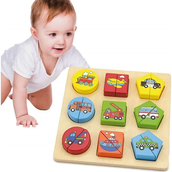 Viga Puzzle Drewniane Viga Pojazdy 6315414 6934510595869