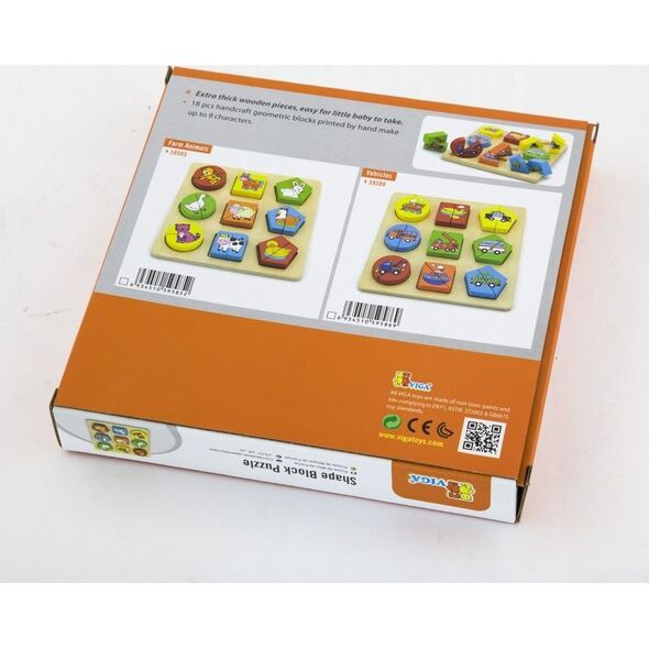Viga Puzzle Drewniane Viga Pojazdy 6315414 6934510595869