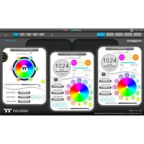 Chłodzenie wodne Thermaltake Floe DX RGB 280 (CL-W257-PL14SW-A) 6331266 4713227520676