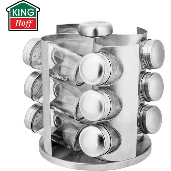 KingHoff ZESTAW POJEMNIKÓW NA PRZYPRAWY 13 ELE. KINGHOFF [KH-4005] 6341967 5908287240056