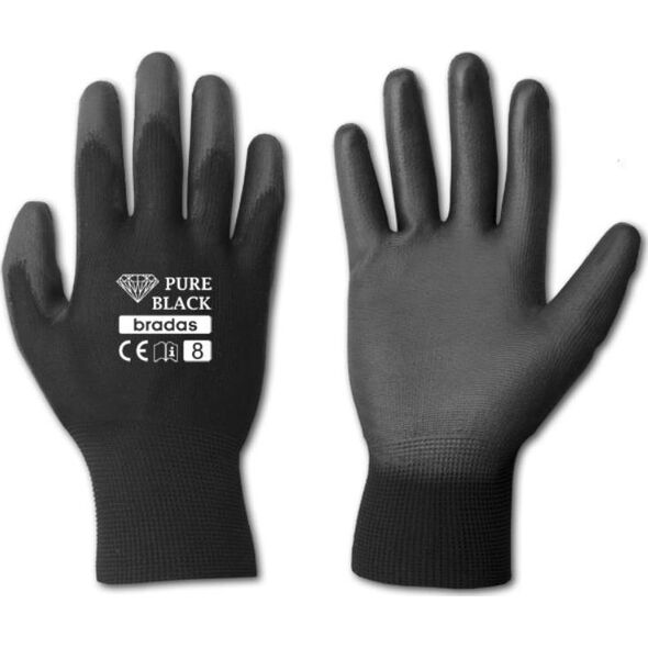 Bradas Rękawice robocze PURE BLACK 9" RWPBC9 6343095 5907544416685