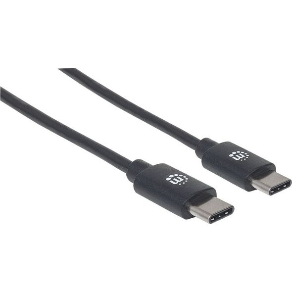 Kabel USB Manhattan USB-C - USB-C 1 m Czarny (353342) 6405607 766623353342