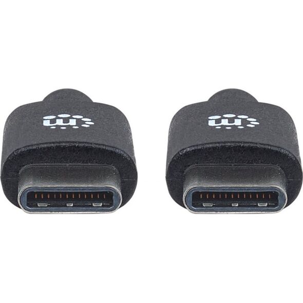 Kabel USB Manhattan USB-C - USB-C 1 m Czarny (353342) 6405607 766623353342