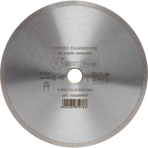Best-Tools TARCZA DIAMENTOWA 230x25,4/22,2mm CIĄGŁA STANDRD PUMA BEST - TDC230PRO7 6411226 5902082852766