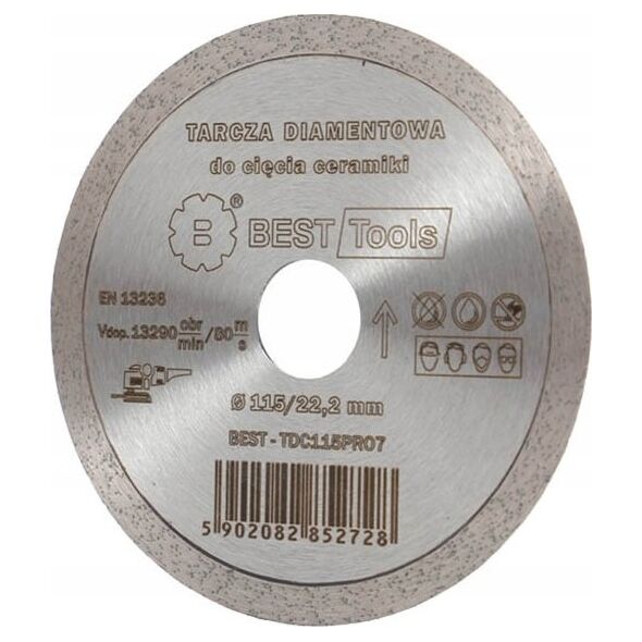Best-Tools TARCZA DIAMENTOWA 230x25,4/22,2mm CIĄGŁA STANDRD PUMA BEST - TDC230PRO7 6411226 5902082852766