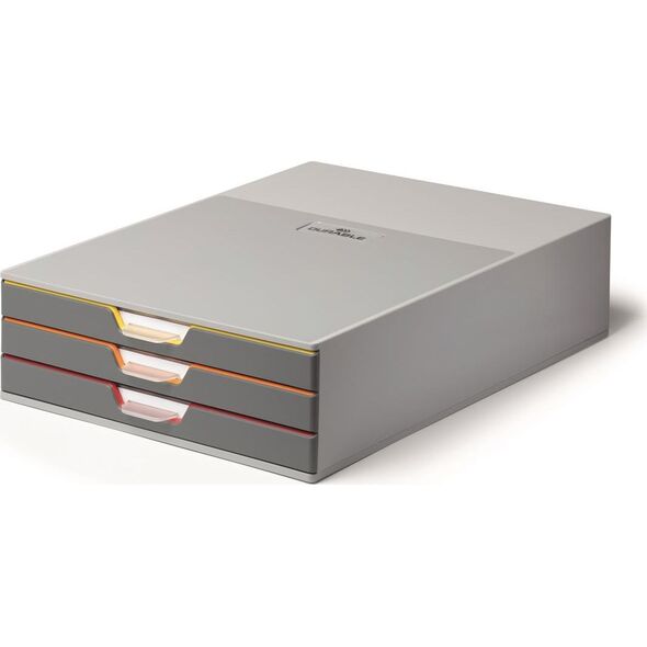 Durable DURABLE Schubladenbox VARICOLOR 3Fächer mehrfbg 6414548 4005546985602