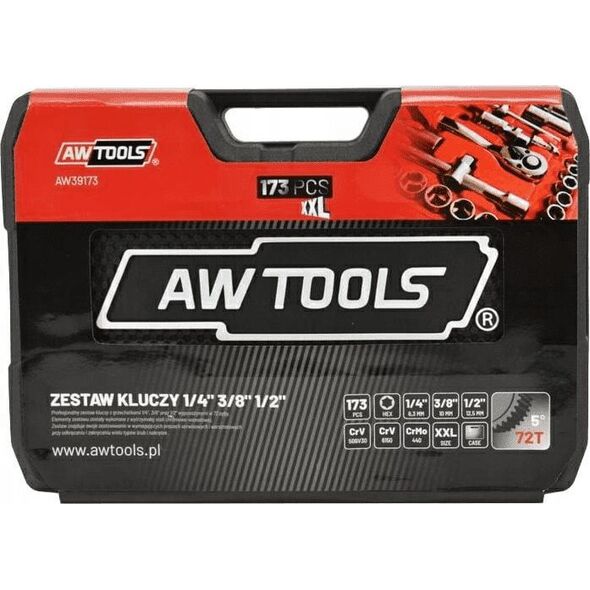 Zestaw narzędzi AWTools 173 el. (AW39173) 6418778 5903041034551