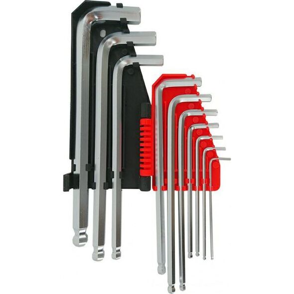 AWTools klucze imbusowe 10 sztuk zkulą (AW35017) 6419033 5903041035077