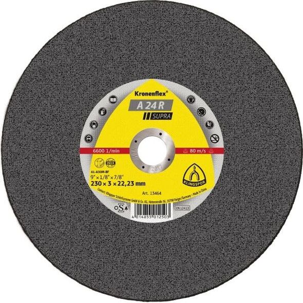 Klingspor KLINGSPOR TARCZA DO CIĘCIA METALU 350mm x 3,5mm x 32mm A24R Supra K13536 6420797 4014855010882