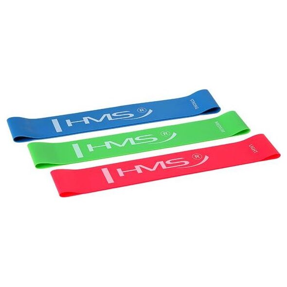 HMS Mini Band Set GU04 Slim różne poziomy oporu w zestawie wielokolorowy 3 szt. 6421697 5907695537772