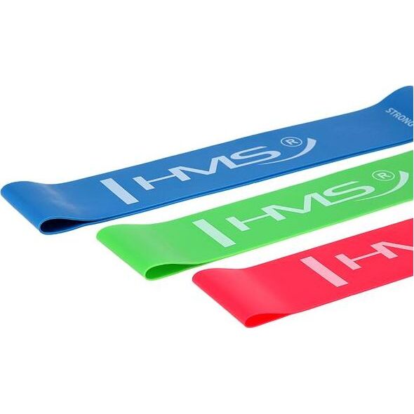 HMS Mini Band Set GU04 Slim różne poziomy oporu w zestawie wielokolorowy 3 szt. 6421697 5907695537772