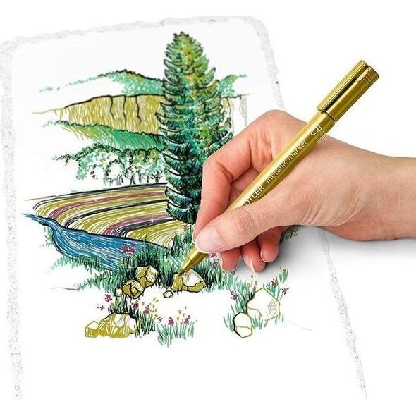 Staedtler Marker pemanentny złoty metaliczny (8323-11) 6425200 4007817832004