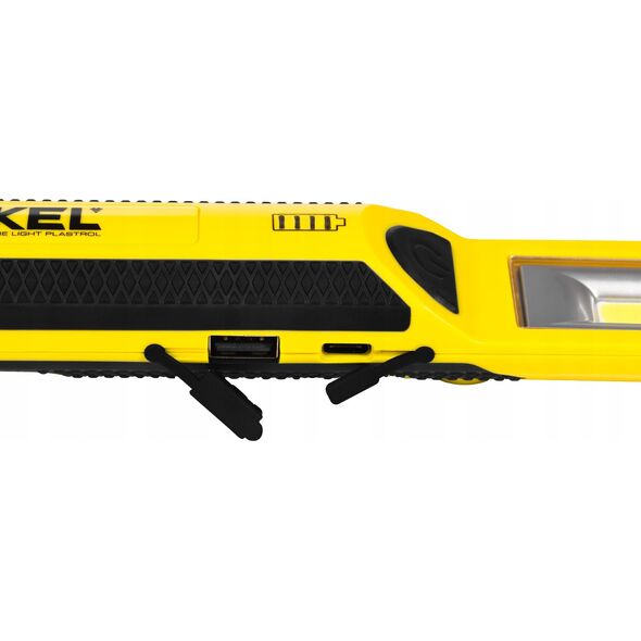 KEL Latarka warsztatowa akumulatorowa LED COB 3W+1W 2,6Ah Li-Ion /hak, magnes, powerbank/ LW-2PB 6459331 5902273410003