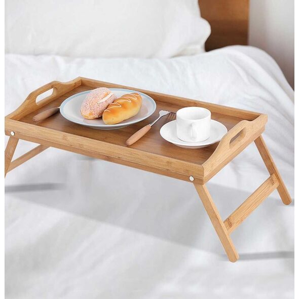 KingHoff stolik śniadaniowy do łóżKa pod laptopa 50x30x7cm (KH-1502) 6462661 5908287215023