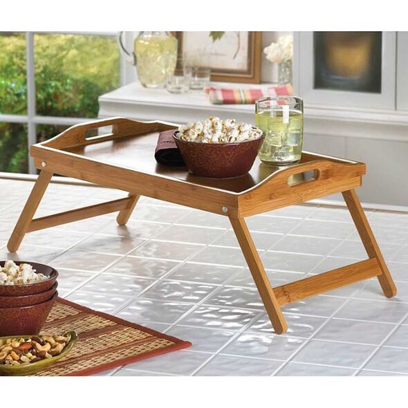 KingHoff stolik śniadaniowy do łóżKa pod laptopa 50x30x7cm (KH-1502) 6462661 5908287215023
