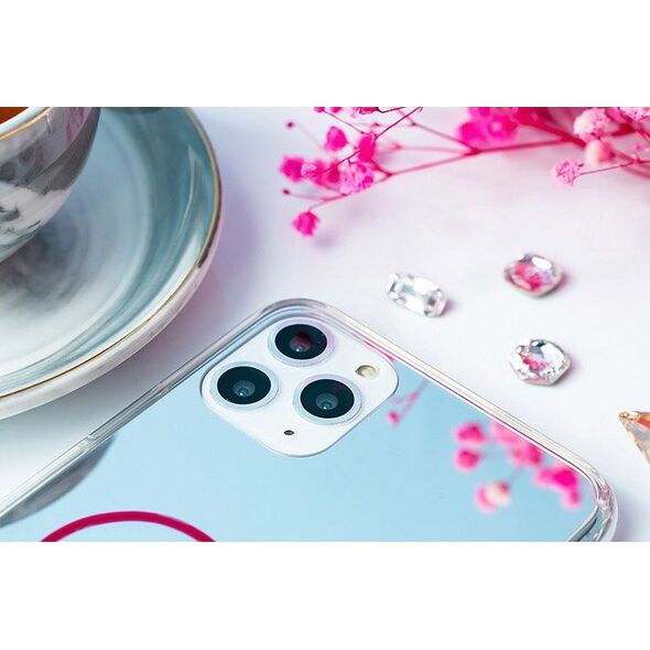 Kingxbar Kingxbar Angel lustrzane etui ozdobione oryginalnymi Kryształami Swarovskiego iPhone 11 Pro Max lusterko przezroczysty uniwersalny 6474987 6959003587022