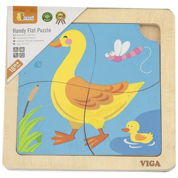 Viga Viga 51314 Puzzle na podkładce - Kaczuszka 6503246 6934510513146