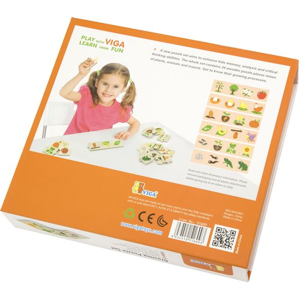 Viga Viga 51609 Puzzle - jak rośnie… 6503252 6934510516093