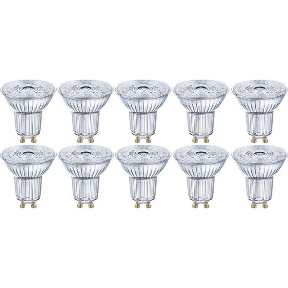 Ledvance OSRAM LED BASE PAR16 36° 4,3W 827 GU10 350lm 2700K (CRI 80) 10000h A++ (Krabička 10ks) 6551266 4058075036680