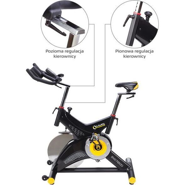Rower stacjonarny HMS SW7200 mechaniczny indoor cycling 6578268 5907695539202