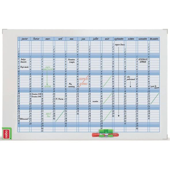 Nobo PLANER MIESIĘCZNY NOBO 60X90 CM PERFORMANCE 6596961 3147330087626